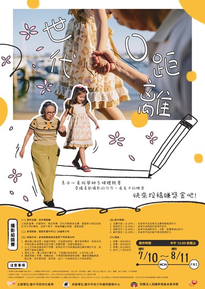 112年世代零距離攝影競賽海報
